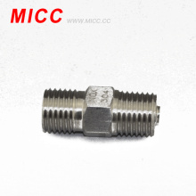 MICC SS316 1/2"BSP+1/2"BSP doble rosca accesorios de termocople